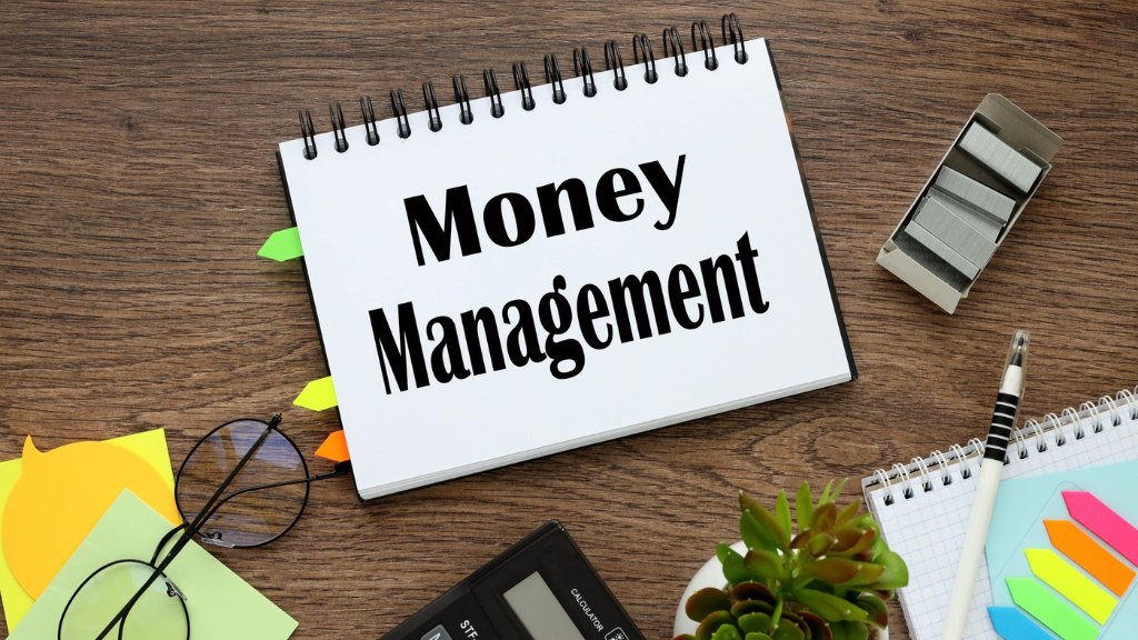 Money management: Visualizing effective strategies for managing finances and budgeting in student life.