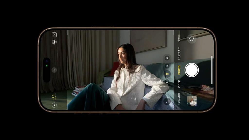 Showcasing higher-quality videos and cameras as part of the iPhone 16 features.