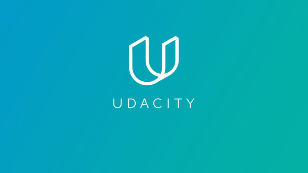 The homepage of the Udacity website, showcasing various online courses for skill development.