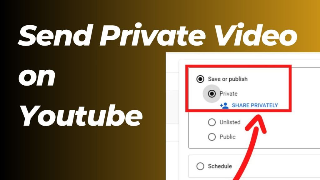 The page on YouTube for ensuring video privacy, where information about privacy settings is displayed.