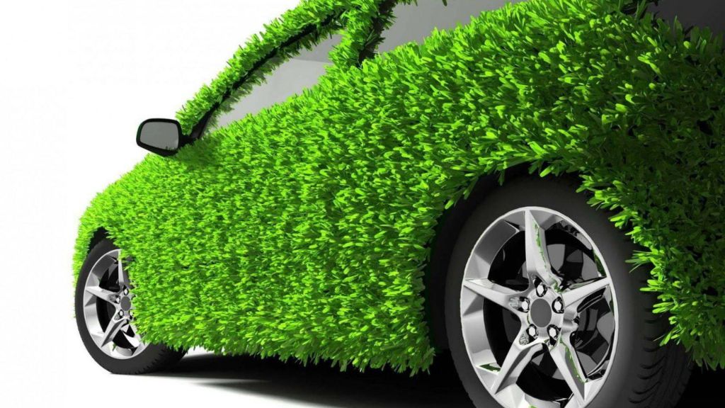 Electronic vehicle: An image discussing whether it is environmentally friendly, featuring an electric vehicle.