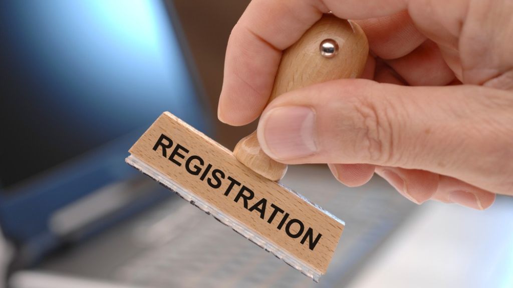 Registering a business through event management, which is an important step for a successful event.