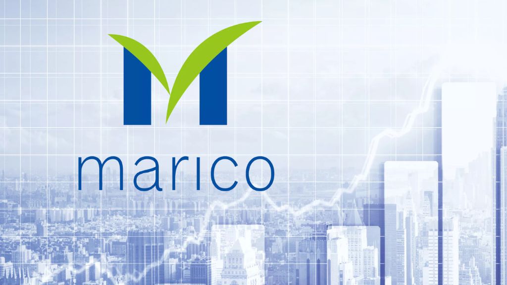 Marico Bangladesh's logo and corporate office images.