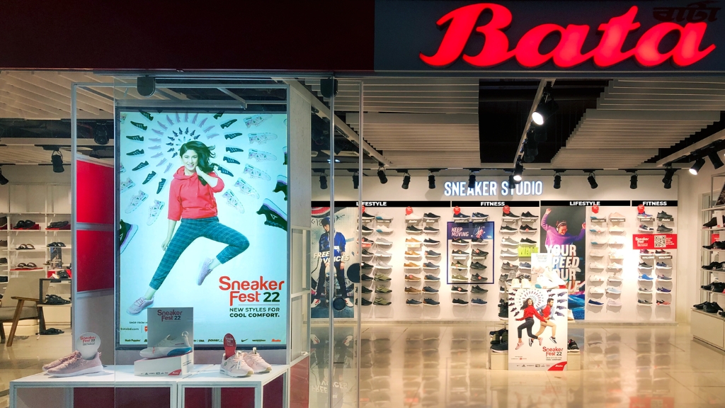 Bata is selecting a suitable location for its showroom.