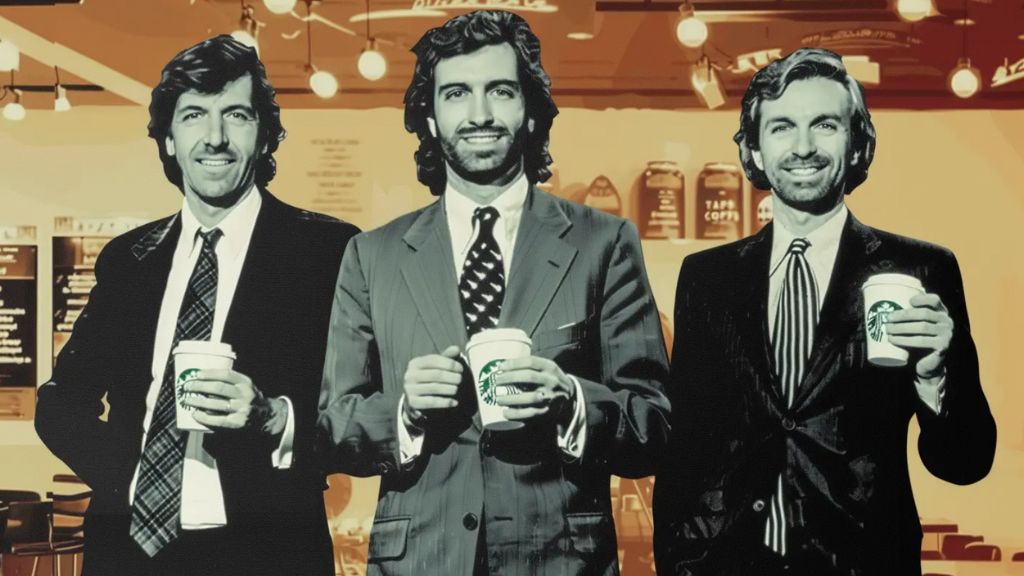 The beginning of Starbucks' journey, a symbol of the efforts of three founders in the 1970s.