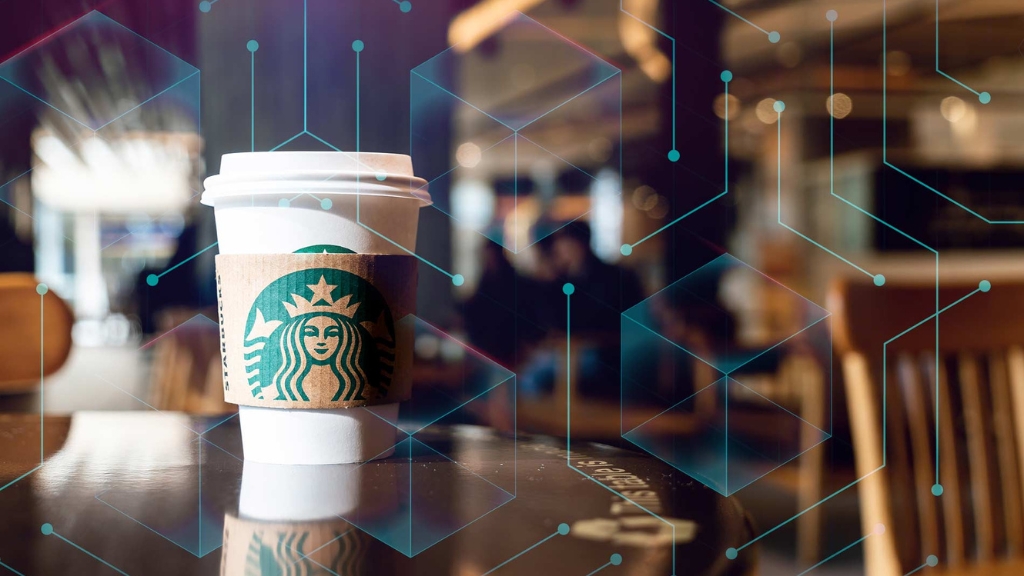 Starbucks is using blockchain technology.